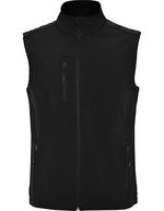 Roly Softshell Weste Quebec, wind- und wasserabweisend, Black 02 L, RY6438 – Bild 2