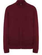 Roly Sweatjacke Ulan mit Stehkragen, Black 02 3XL, RY6439 – Granato Rosso 57