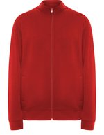 Roly Sweatjacke Ulan mit Stehkragen, Black 02 3XL, RY6439 – Rosso 60