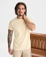 Roly Baumwoll Kurzarm T-Shirt mit Nackenband, Ebony 231 XL, RY6502 – Bild 1