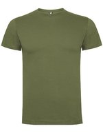 Roly Baumwoll Kurzarm T-Shirt mit Nackenband, Ebony 231 XL, RY6502 – Bild 2