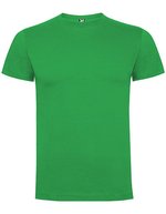 Roly Baumwoll Kurzarm T-Shirt mit Nackenband, Ebony 231 XL, RY6502 – Irish Verde 24