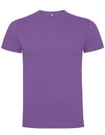 Roly Baumwoll Kurzarm T-Shirt mit Nackenband, Ebony 231 XL, RY6502 – Orchidea 230