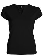 Roly T-Shirt Belice mit V-Ausschnitt für Damen, White 01 S, RY6532 – Bild 2