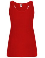 Roly Tank Top Brenda mit Racerback für Damen, White 01 M, RY6535 – Rouge 60