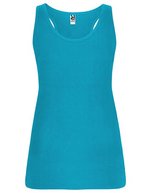Roly Tank Top Brenda mit Racerback für Damen, White 01 M, RY6535 – Turquoise 12