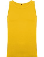 Roly Tank Top Texas Slim Fit für Herren, White 01 S, RY6545 – Dore Jaune 96