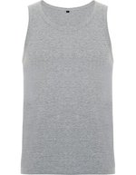 Roly Tank Top Texas Slim Fit für Herren, White 01 S, RY6545 – Chine Gris 58