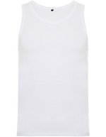 Roly Tank Top Texas Slim Fit für Herren, White 01 S, RY6545 – Blanc 01