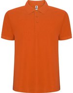 Roly Pegaso Premium Poloshirt mit Nackenband, Black 02 XXL, RY6609 – Orange 31