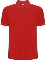 Roly Pegaso Premium Poloshirt mit Nackenband, Black 02 XXL, RY6609 – Red 60