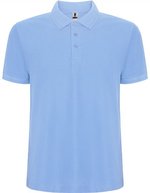 Roly Pegaso Premium Poloshirt mit Nackenband, Black 02 XXL, RY6609 – Sky Blue 10
