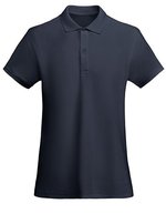 Roly Eco Tailliertes Bio-Baumwoll-Poloshirt für Damen – Navy Blue 55