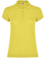 Roly Poloshirt Star, taillierter Schnitt für Damen, White 01 L, RY6634 – Bild 2