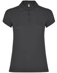 Roly Poloshirt Star, taillierter Schnitt für Damen, Heather Grey 58 M, RY6634 – Dark Lead 46