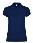Roly Poloshirt Star, taillierter Schnitt für Damen, Heather Grey 58 M, RY6634 – Navy Blue 55
