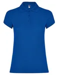 Roly Poloshirt Star, taillierter Schnitt für Damen, Heather Grey 58 M, RY6634 – Royal Blue 05