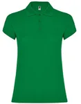 Roly Poloshirt Star, taillierter Schnitt für Damen, Heather Grey 58 M, RY6634 – Tropical Green 216