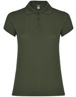 Roly Poloshirt Star, taillierter Schnitt für Damen, White 01 L, RY6634 – Venture Verde 152