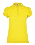 Roly Poloshirt Star, taillierter Schnitt für Damen, Heather Grey 58 M, RY6634 – Yellow 03