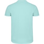 Roly Baumwoll-Polo mit Rippkragen und Seitenschlitzen, White 01 L, RY6638 – Bild 4