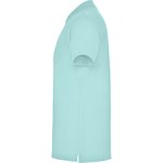 Roly Baumwoll-Polo mit Rippkragen und Seitenschlitzen, White 01 L, RY6638 – Bild 5