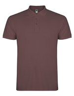 Roly Baumwoll-Polo mit Rippkragen und Seitenschlitzen, White 01 L, RY6638 – Pale Rouge 168