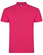 Roly Baumwoll-Polo mit Rippkragen und Seitenschlitzen, White 01 L, RY6638 – Rosette 78