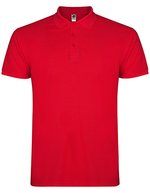 Roly Poloshirt aus Baumwoll-Piqué für Kinder, White 01 1/2 Jahre, RY6638K – Red 60