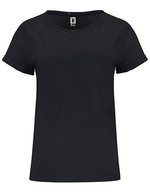 Roly T-Shirt mit Rollup-Ärmeln für Damen, White 01 S, RY6643 – Bild 2