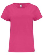 Roly T-Shirt mit Rollup-Ärmeln für Damen, White 01 S, RY6643 – Rosette 78