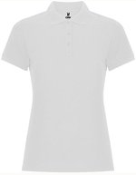 Roly Piqué Poloshirt Pegaso Premium für Damen, White 01 S, RY6644 – White 01