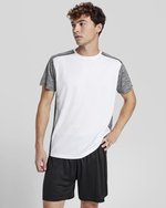 Roly Sport Zolder T-Shirt mit Schnelltrocknungsfunktion, Black 02/Heather Black 243 S, RY6653 – Bild 1