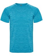 Roly Sport T-Shirt Austin mit Raglan-Ärmeln für Herren, Heather Black 243 S, RY6654 – Bild 3