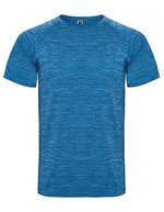 Roly Sport T-Shirt Austin mit Raglan-Ärmeln für Herren, Heather Black 243 S, RY6654 – Melange Blu reale 248