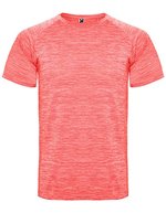 Roly Sport Kids´ Austin Funktions-T-Shirt Polyester – Heather Fluor Coral 244