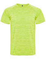 Roly Sport Kids´ Austin Funktions-T-Shirt Polyester – Heather Fluor Yellow 249