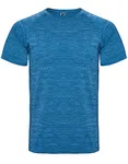 Roly Sport Kids´ Austin Funktions-T-Shirt Polyester, Heather Royal Blue 248 8 Jahre, RY6654K – Bild 1