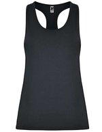 Roly Sport Figurbetontes Racerback Sportshirt Polyester-Elasthan – Ebony 231