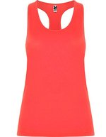 Roly Sport Figurbetontes Racerback Sportshirt Polyester-Elasthan – Fluor Coral 234
