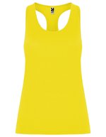 Roly Sport Figurbetontes Racerback Sportshirt Polyester-Elasthan – Fluor Yellow 221