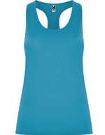 Roly Sport Figurbetontes Racerback Sportshirt Polyester-Elasthan, Rosette 78 S, RY6656 – Turquoise 12