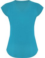 Roly Sport Sport T-Shirt Avus Slim Fit, Black 02 S, RY6658 – Heather Turquoise 246