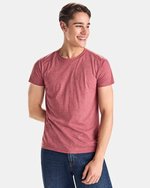 Roly Fox T-Shirt aus Melange-Material für Herren, Heather Black 243 S, RY6660 – Bild 1