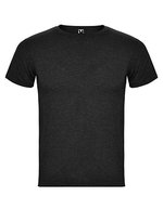 Roly Fox T-Shirt aus Melange-Material für Herren, Heather Black 243 S, RY6660 – Bild 2