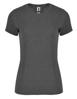 Roly Fox T-Shirt aus Melange-Gewebe für Damen, Heather Garnet Red 256 XL, RY6661 – Bild 2