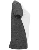 Roly Sport Funktions-T-Shirt Zolder mit Belüftung, Black 02/Heather Black 243 S, RY6663 – Bild 6