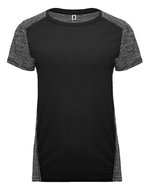 Roly Sport Funktions-T-Shirt Zolder mit Belüftung, Black 02/Heather Black 243 S, RY6663 – Bild 2