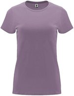 Roly Capri T-Shirt taillierter Schnitt Baumwolle, Heather Grey 58 M, RY6683 – Lavanda 268