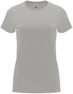 Roly Capri T-Shirt taillierter Schnitt Baumwolle, Heather Grey 58 M, RY6683 – Opale 160